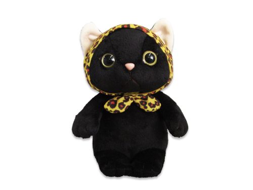 レオパードずきん黒 S