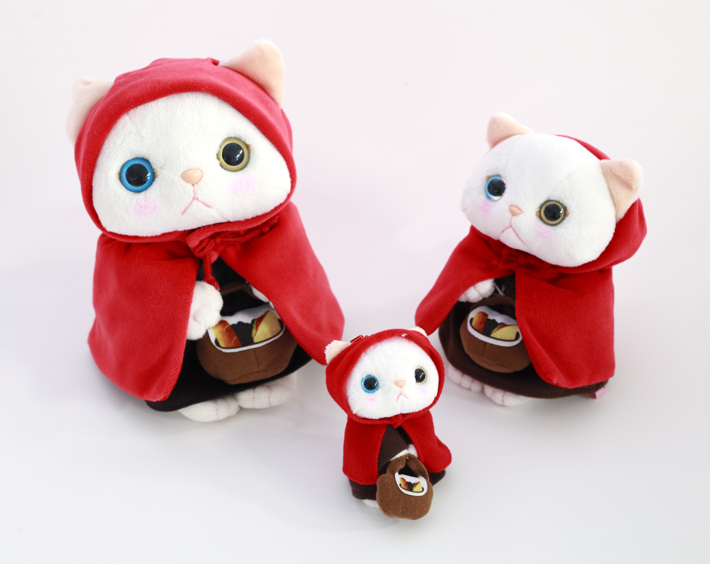 猫のぬいぐるみ 赤ずきん マスコット｜猫グッズ・猫雑貨のchoo choo本舗