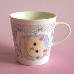 猫のマグカップ　ネックレス