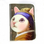 猫のウィンクカードケース　ターバン