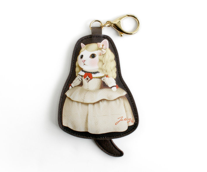 表のデザインです♪<br>マルガリータ王妃の形にダイカットされています！