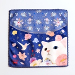 猫のタオルハンカチ　ヘブン