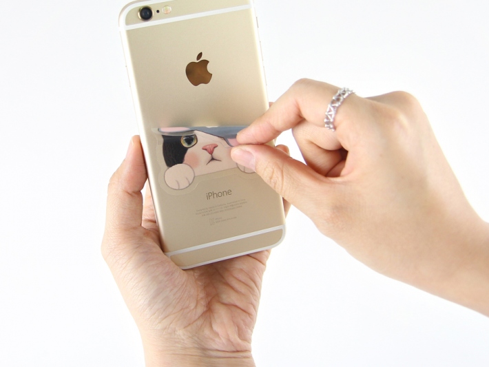 ワンポイントで<br>1点だけシールを貼ってもいい感じ♪<br>※別の絵柄で説明しています。