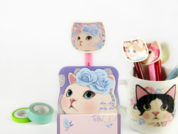 ブルーローズのイラストが、<br>インパクトある大きさで<br>付いています♪