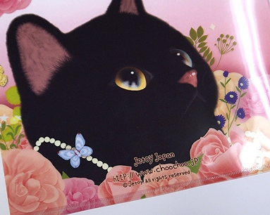 持っているだけでHappyな気分になる♪<br>そんなクリアフォルダー！<br>黒猫の表情に癒やされます♪