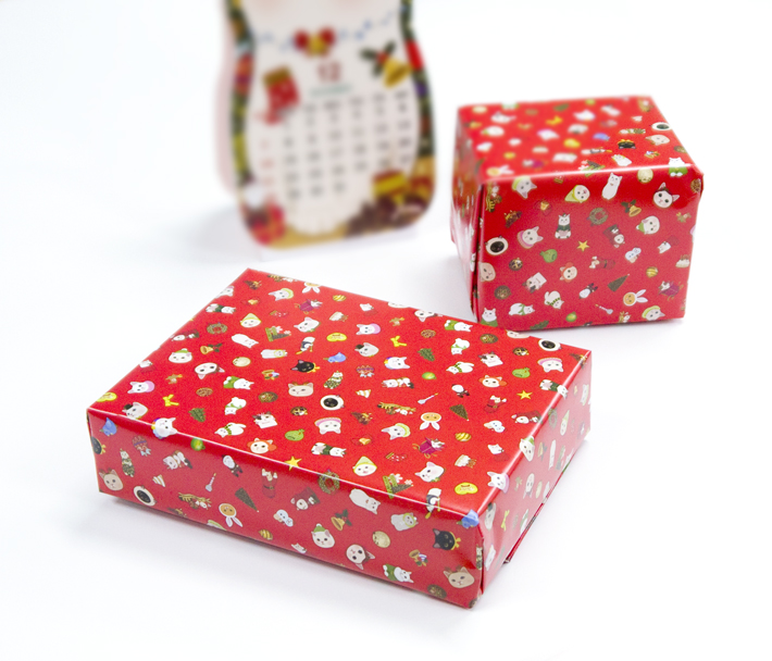 ラッピングぺーパーのアップ。<br>ホントにかわいい!<br>※リボンは付いていません。