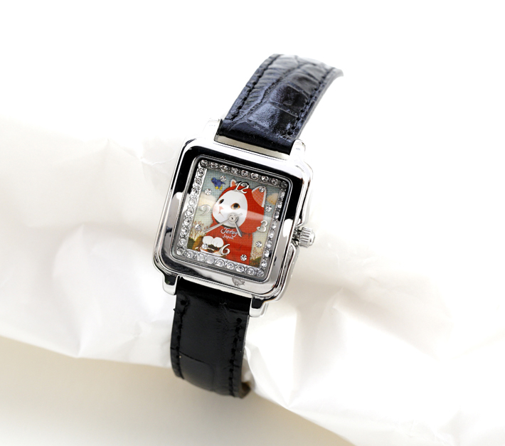 大人のお手元にもしっくり馴染む、<br>赤ずきんchoo chooの腕時計です！