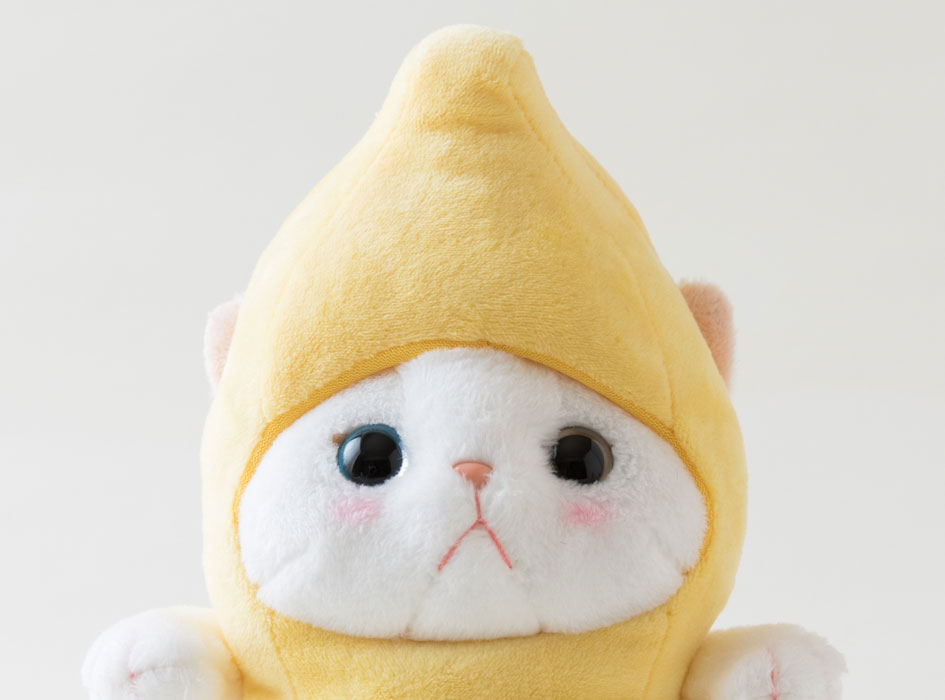 猫のぬいぐるみ バナナ M｜猫グッズ・猫雑貨のchoo choo本舗