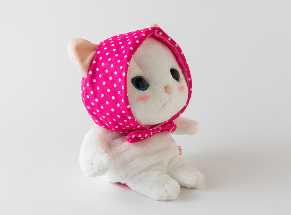 猫のぬいぐるみ ゴルフクラブヘッドカバー ピンクずきん｜猫