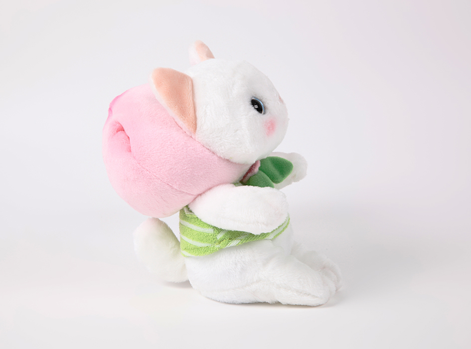 シャトン・コットンピーチ　子猫のぬいぐるみ　プレゼント　ギフト　ねこ　こねこ シャトン・コットンピーチ 子猫のぬいぐるみ プレゼント ギフト