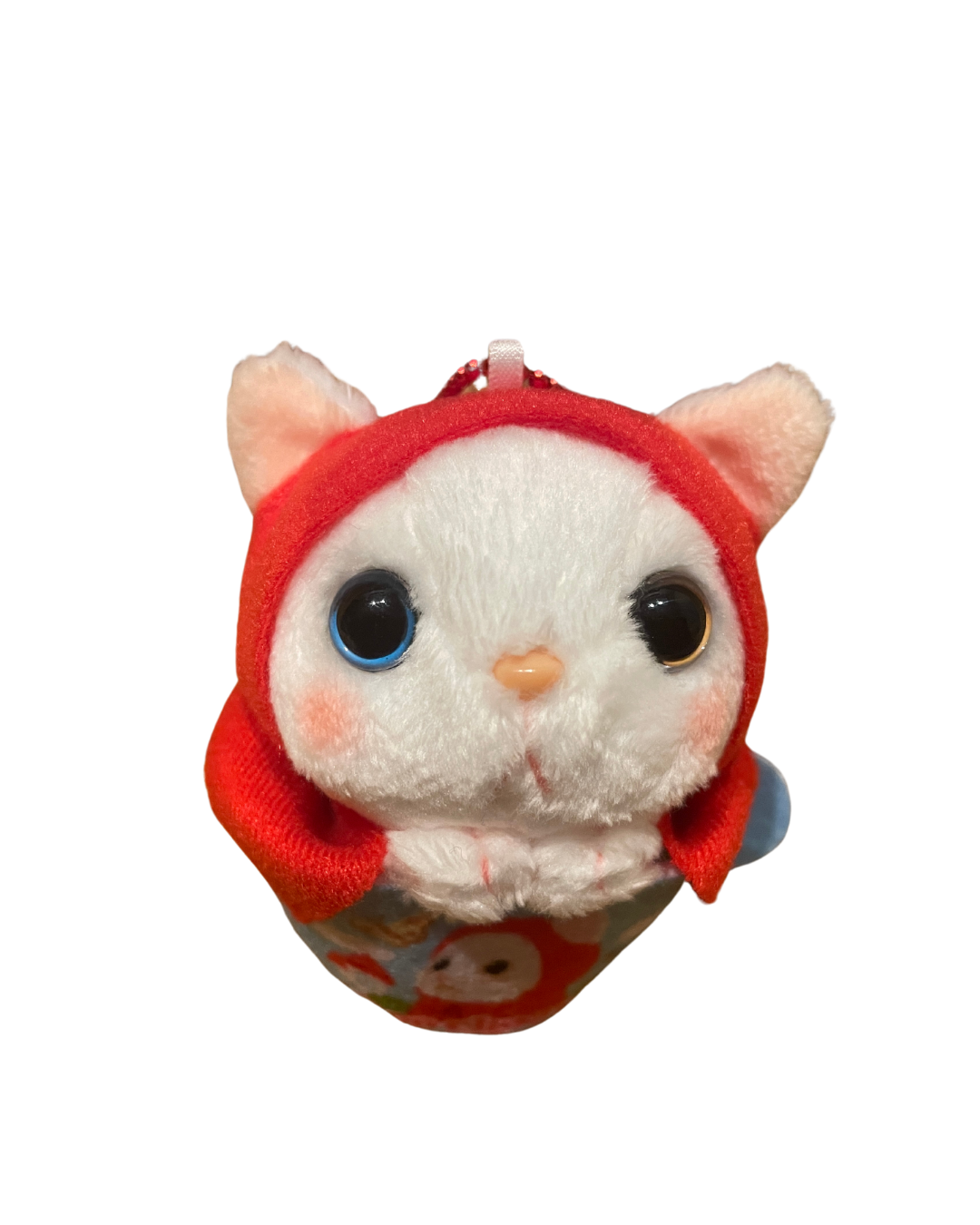 きゅるんとした瞳はオッドアイ♪<br>ピンクのほっぺもポイントです！