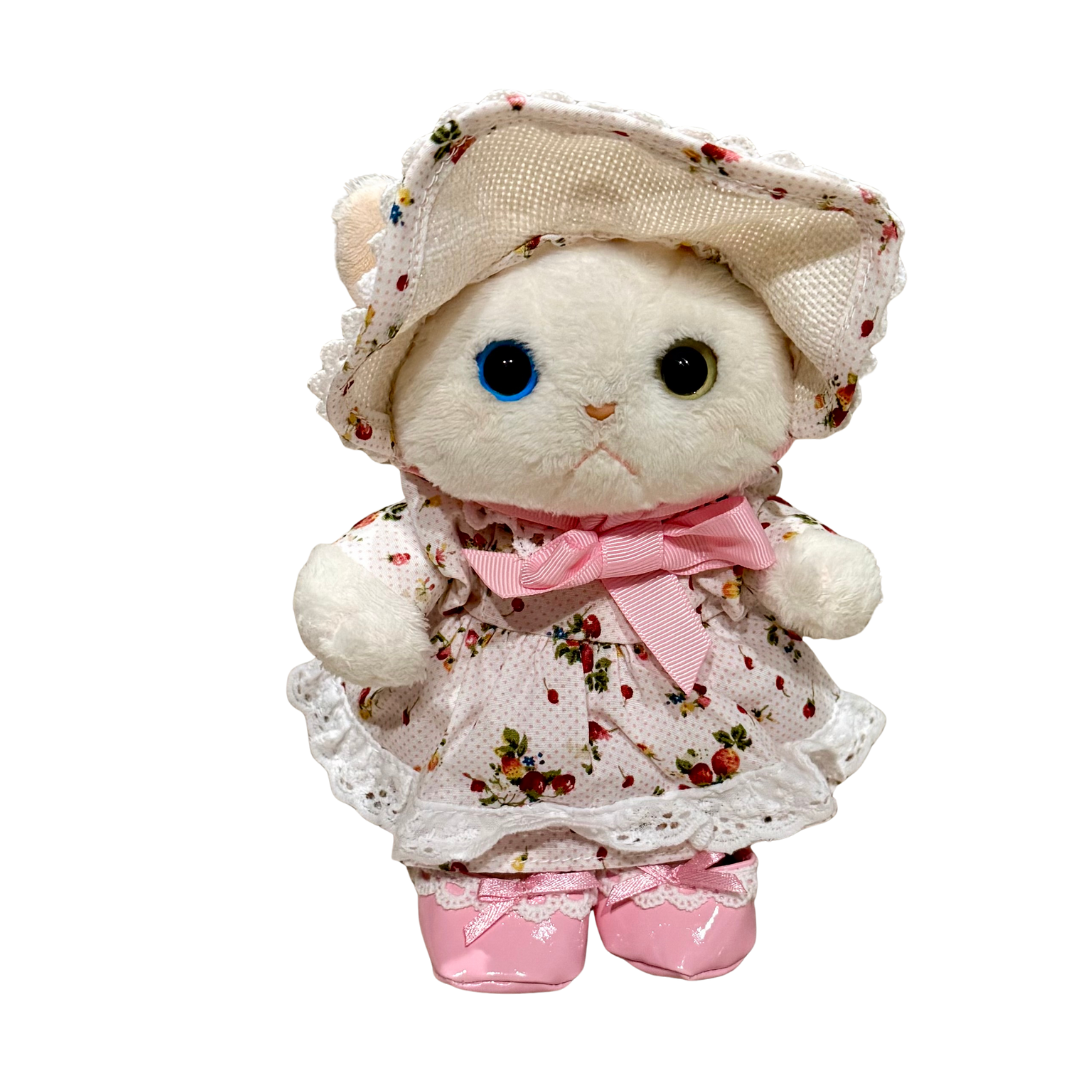 猫のコスチューム ボンネットドレス ホワイト｜猫グッズ・猫雑貨のchoo