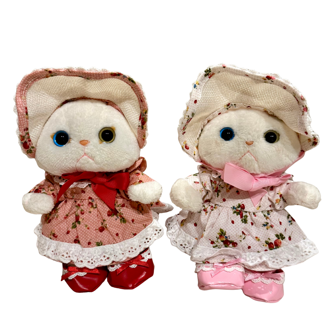 猫のコスチューム ボンネットドレス ホワイト｜猫グッズ・猫雑貨のchoo