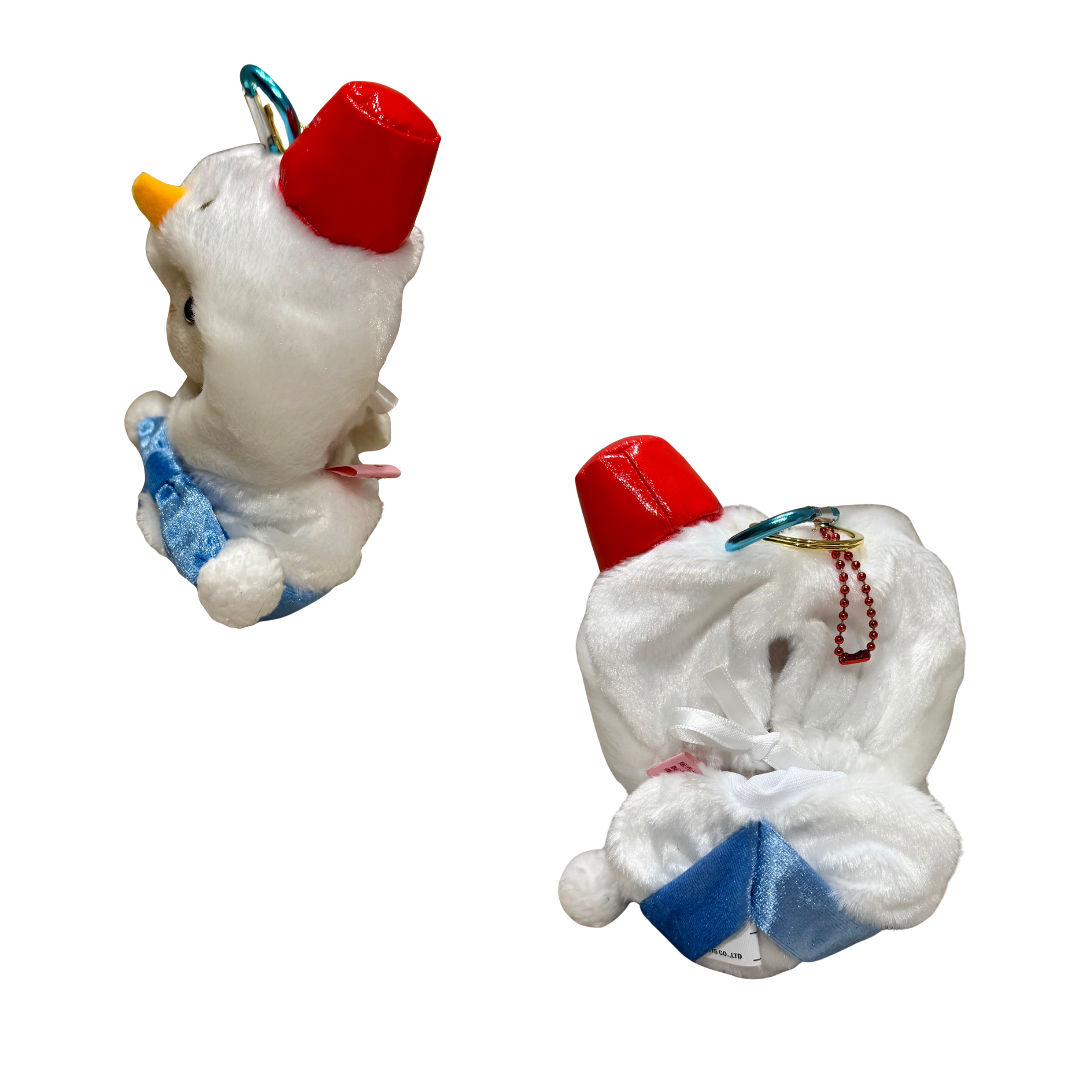 ぬいぐるみコスチュームの着用イメージです⛄<br>頭の後ろ部分にあるリボンを<br>ぎゅっと結んで調整してね⛄