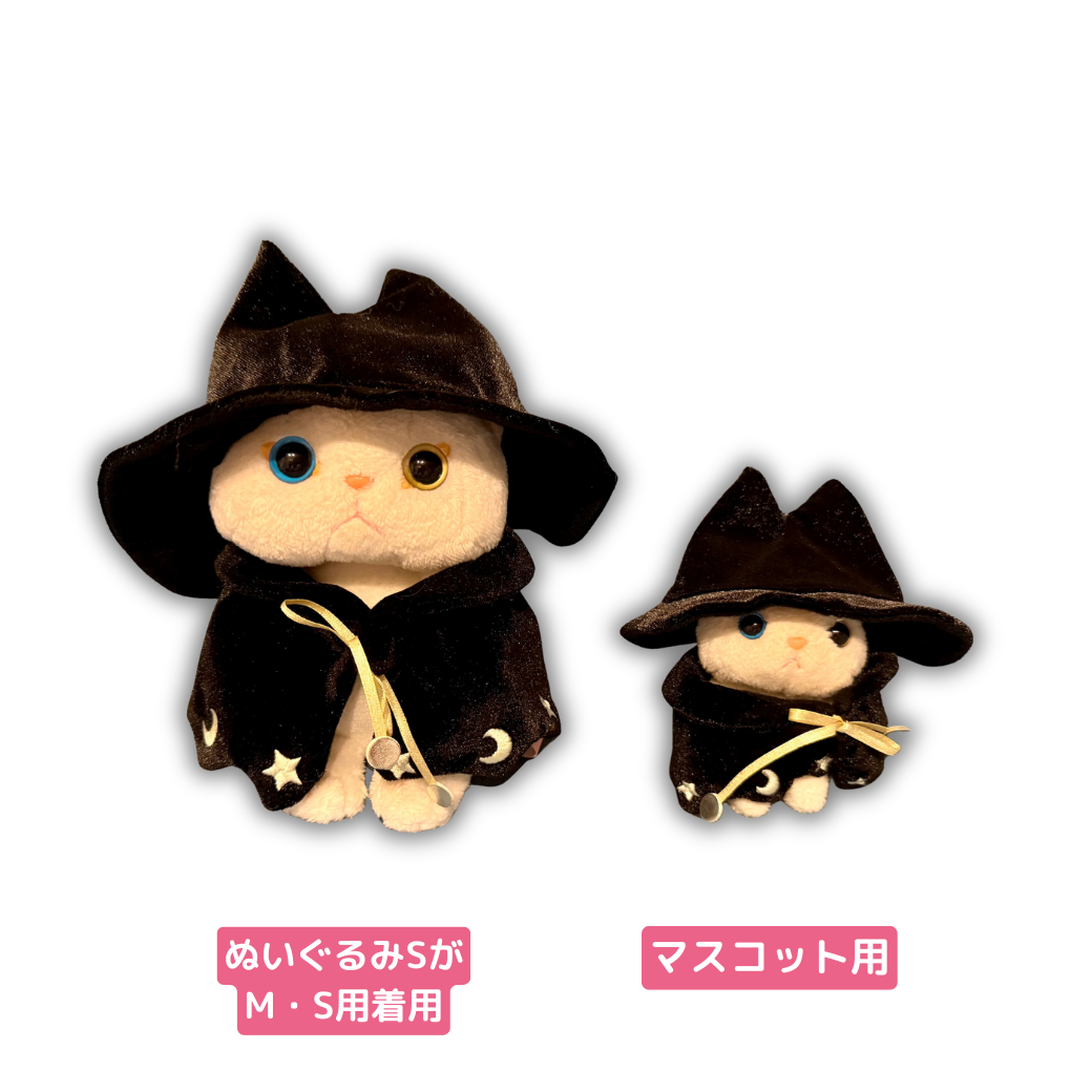 Sサイズとマスコットサイズを並べてみました🌠