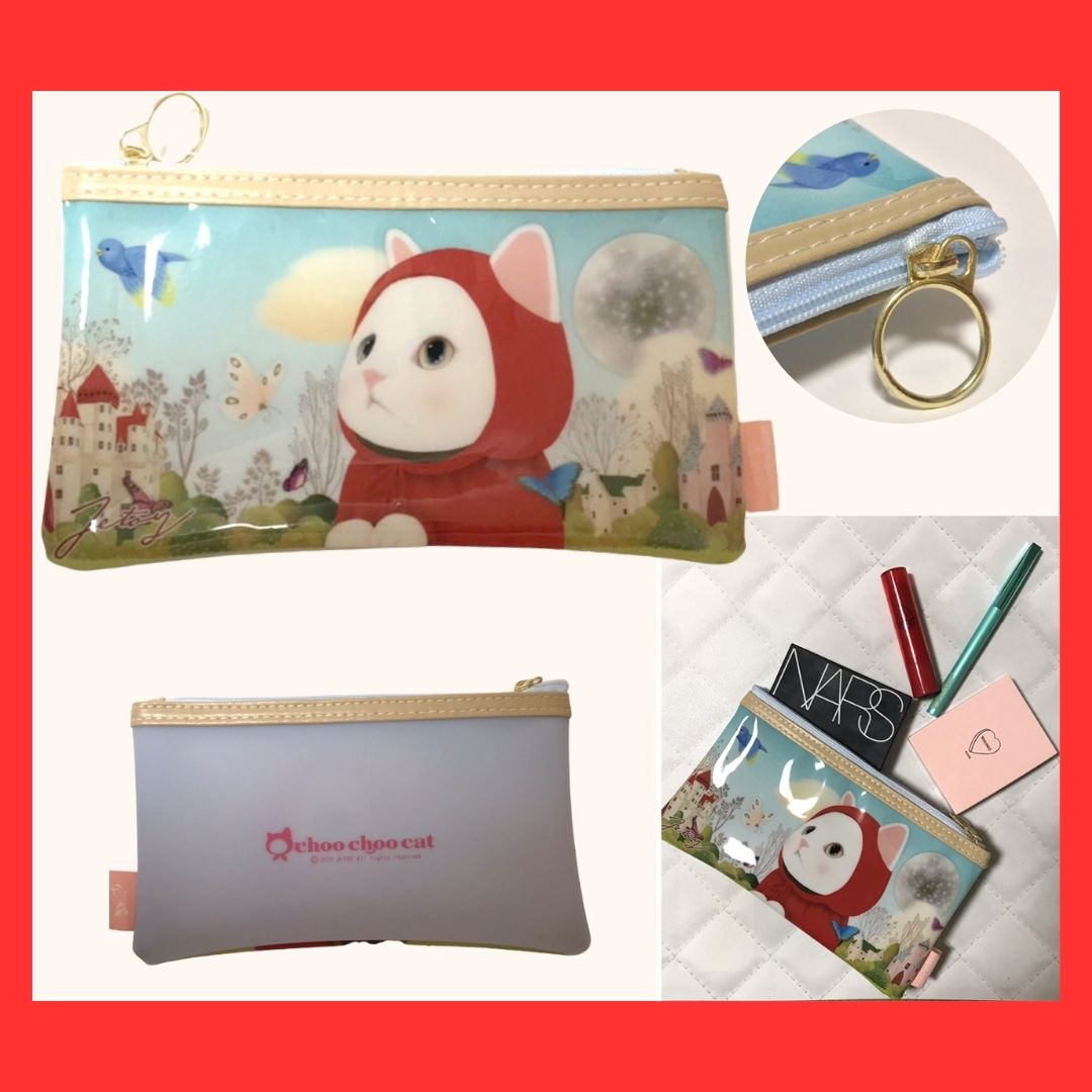 裏面には<br>choo choo catのロゴが☆