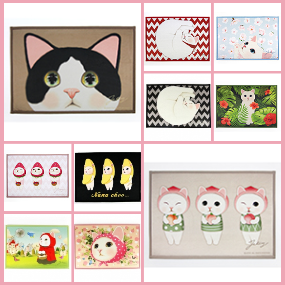 猫のインテリアマット ほかにも♪<br>かわいいデザインがいっぱい💕<br><a href="https://x.gd/BS4eM">　ほかのデザインもチェック♪</a><br>※売り切れ、廃番の柄もございます。