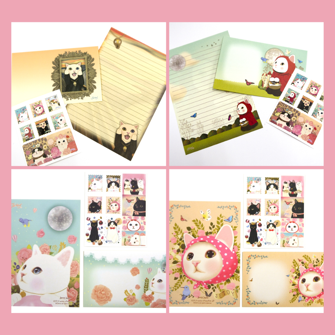 choo chooのレターセットは、ほかにも♪<br>★<a href="https://x.gd/K3hLy" style="color:#e64a5a; font-weight:bold;">    猫のレターセット<br>ほかのアイテムもチェック♪    </a>