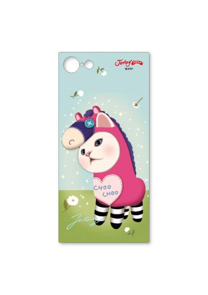 猫のスマホケース ハードタイプ カスタム ホースchoo choo