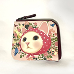 猫のコンフォート財布 ピンクずきん｜猫グッズ・猫雑貨のchoo