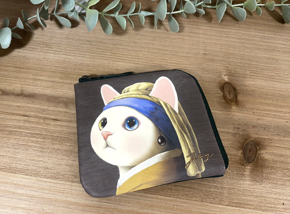 猫のコンフォート財布　ターバン<a href="https://www.choochoo.jp/i/JJWA015"><br>▶ 商品ページはこちら</a>