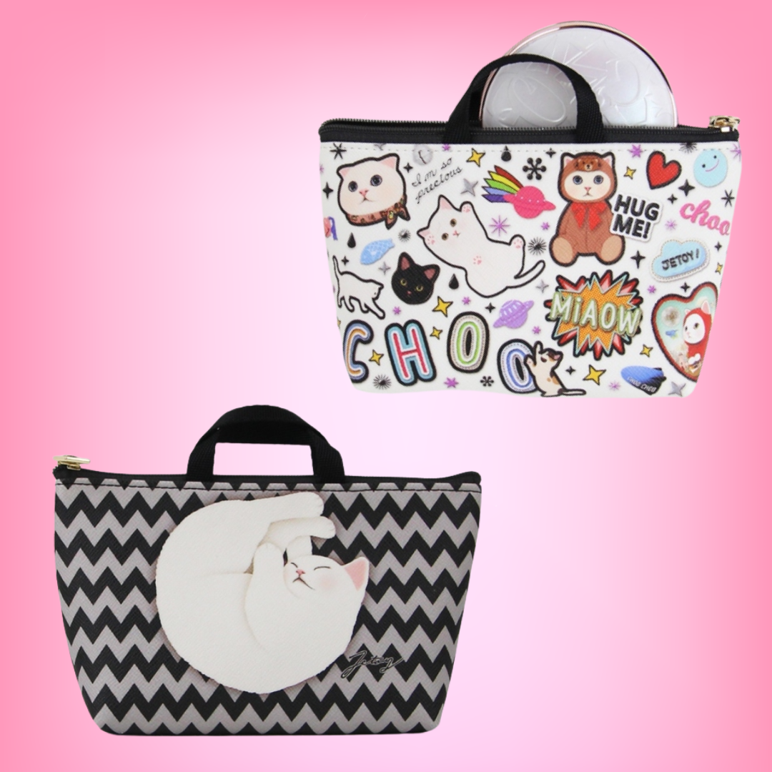 <a href="http://www.choochoo.jp/is/?q=%E7%8C%AB%E3%81%AE%E6%8C%81%E3%81%A1%E6%89%8B%E4%BB%98%E3%81%8D%E5%8C%96%E7%B2%A7%E3%83%9D%E3%83%BC%E3%83%81&and_or=0&price_range_start=&price_range_end=&category=0&sort=1&view_type=0&display_item_count_search_button=">猫の持ち手付き化粧ポーチは、ほかにも♪</a><br>あなたのお気に入りはどの柄？